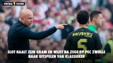 Slot haalt zijn gram en wijst na zege op PEC Zwolle naar uitspelen van Klassieker