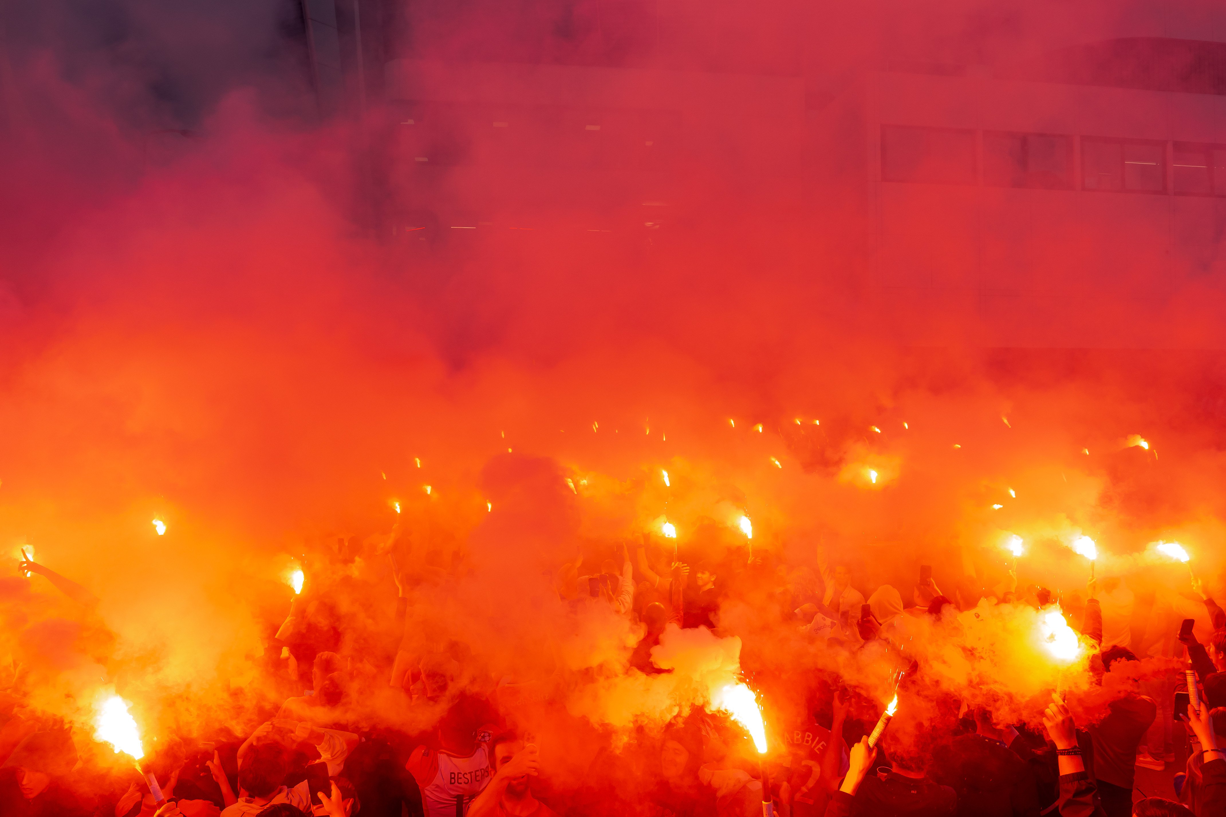 PSV-fans bij kampioensfeest