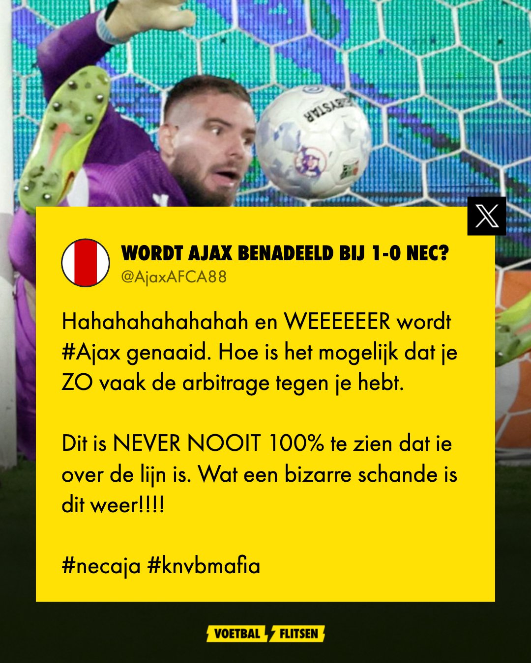 Ajax-fans furieus over arbitrage bij rode kaart-moment en VAR-twijfelgeval