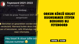 Orkun Kökcü krijgt rugnummer Steven Berghuis bij Feyenoord