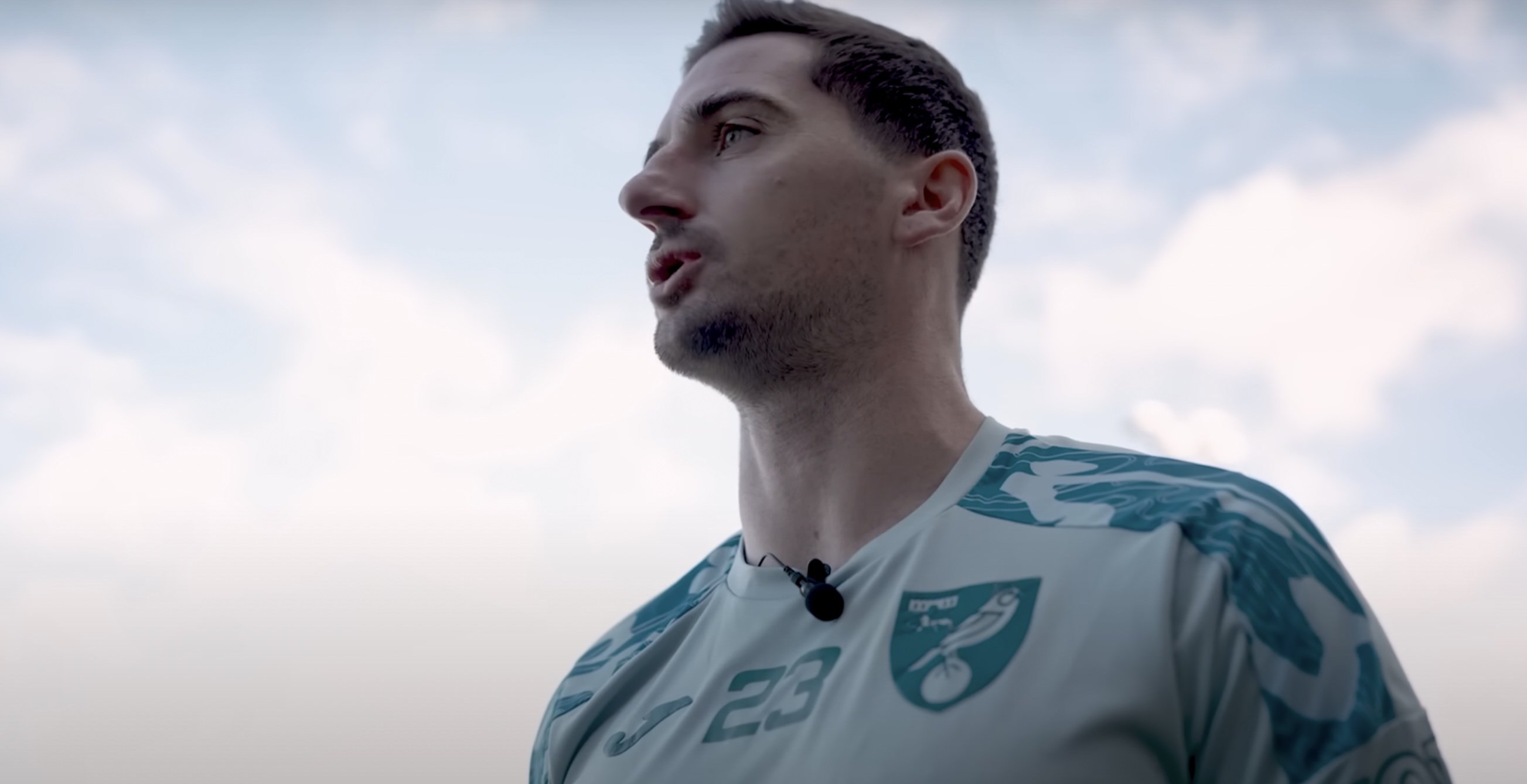 Doyle in actie tijdens zijn verhuurperiode bij Norwich City.