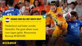 Oranje-fans tevreden over eerste helft: "Een verademing om te zien"