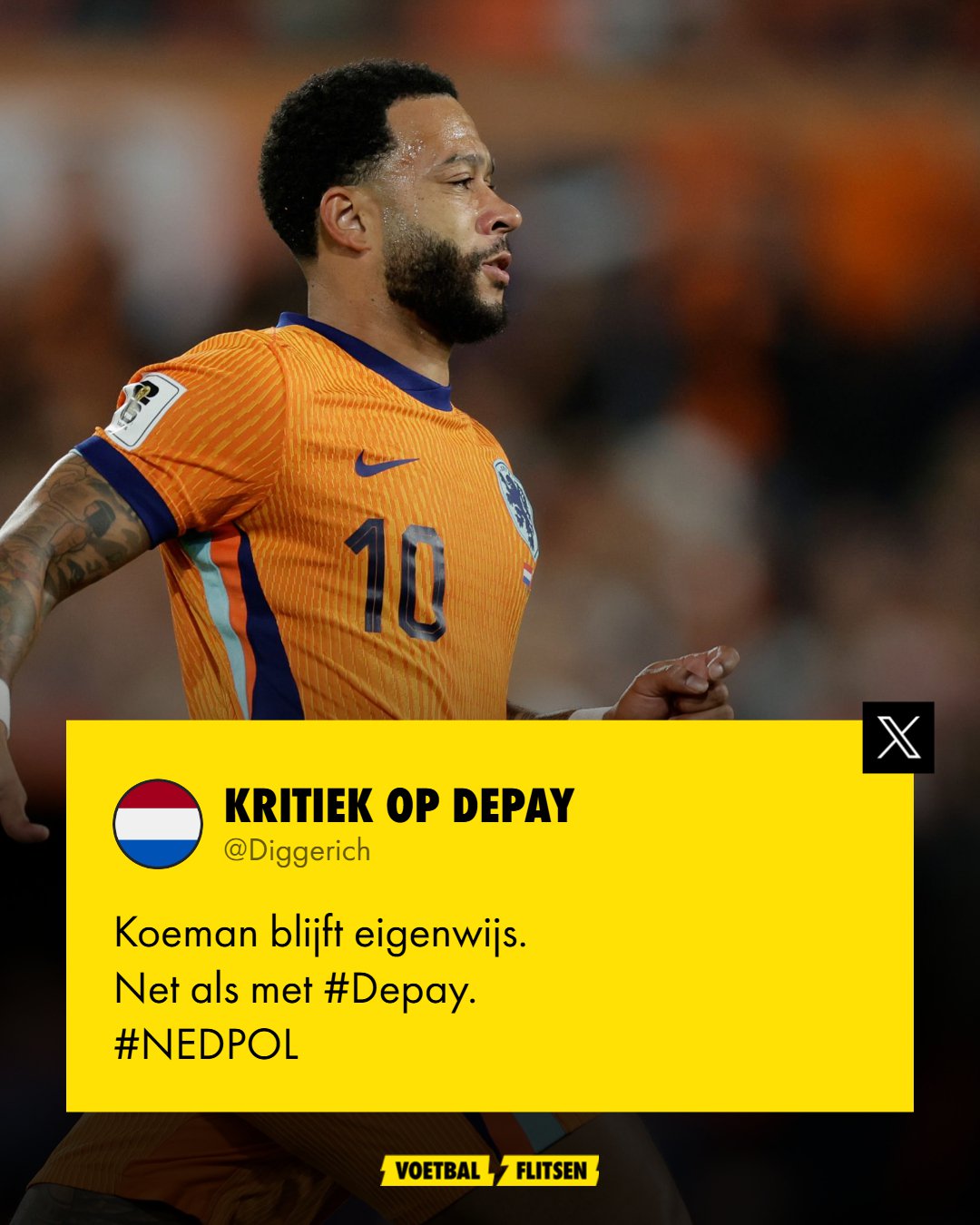 Oranje-kijkers reageren op eerste helft: Dumfries hoort absoluut in de top-3!