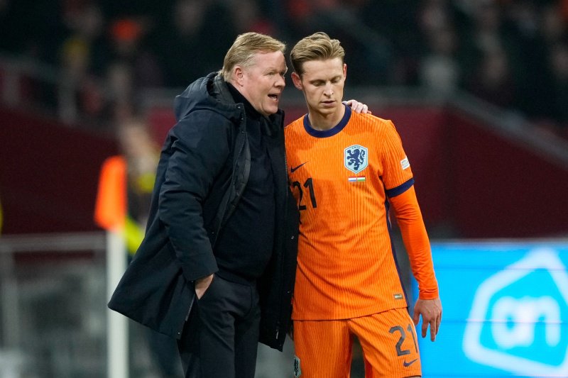 Ronald Koeman en Frenkie de Jong