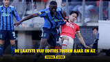 De laatste vijf edities tussen Ajax en AZ
