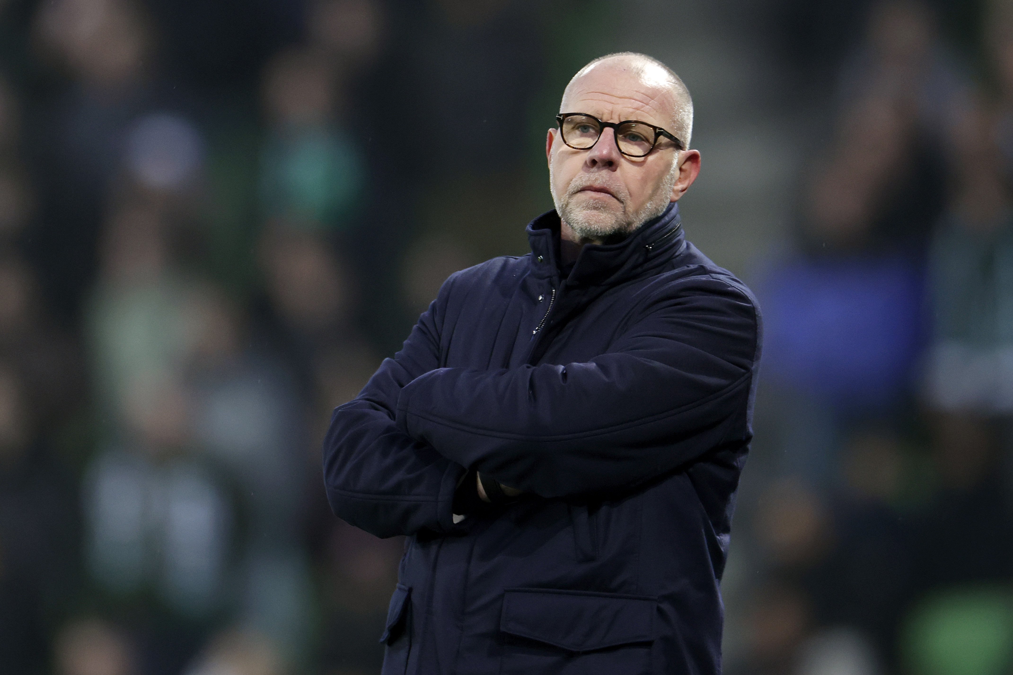 Grim in zijn laatste wedstrijd met Ajax (Groningen uit)