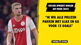 Taylor spreekt doelen uit voor 2023: "Ik wil alle prijzen pakken met Ajax en ga voor 12 goals dit seizoen"