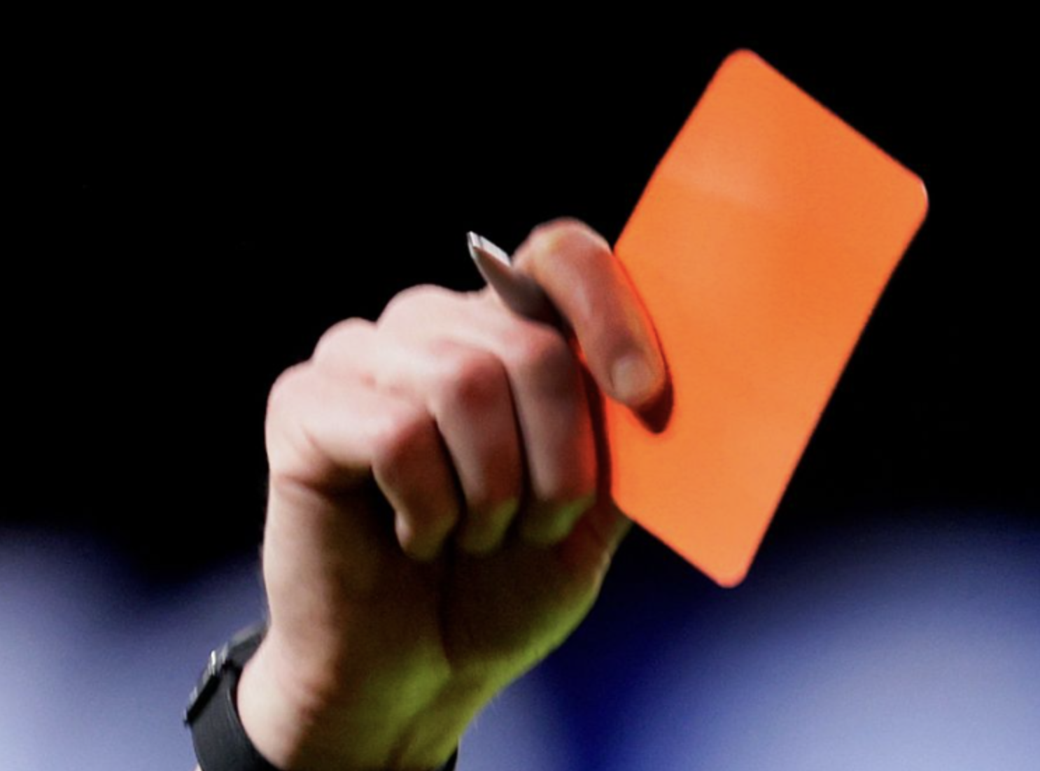 De rode kaart is inmiddels niet meer weg te denken uit het internationale voetbal.
