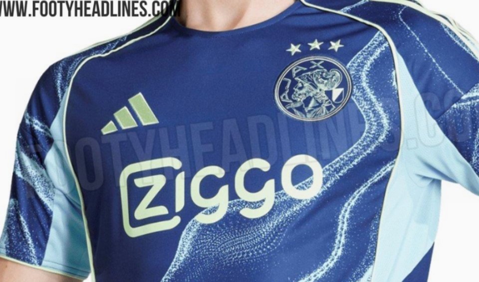 Ajax speelt in 2025/26 weer in blauw: klassieke look duikt op
