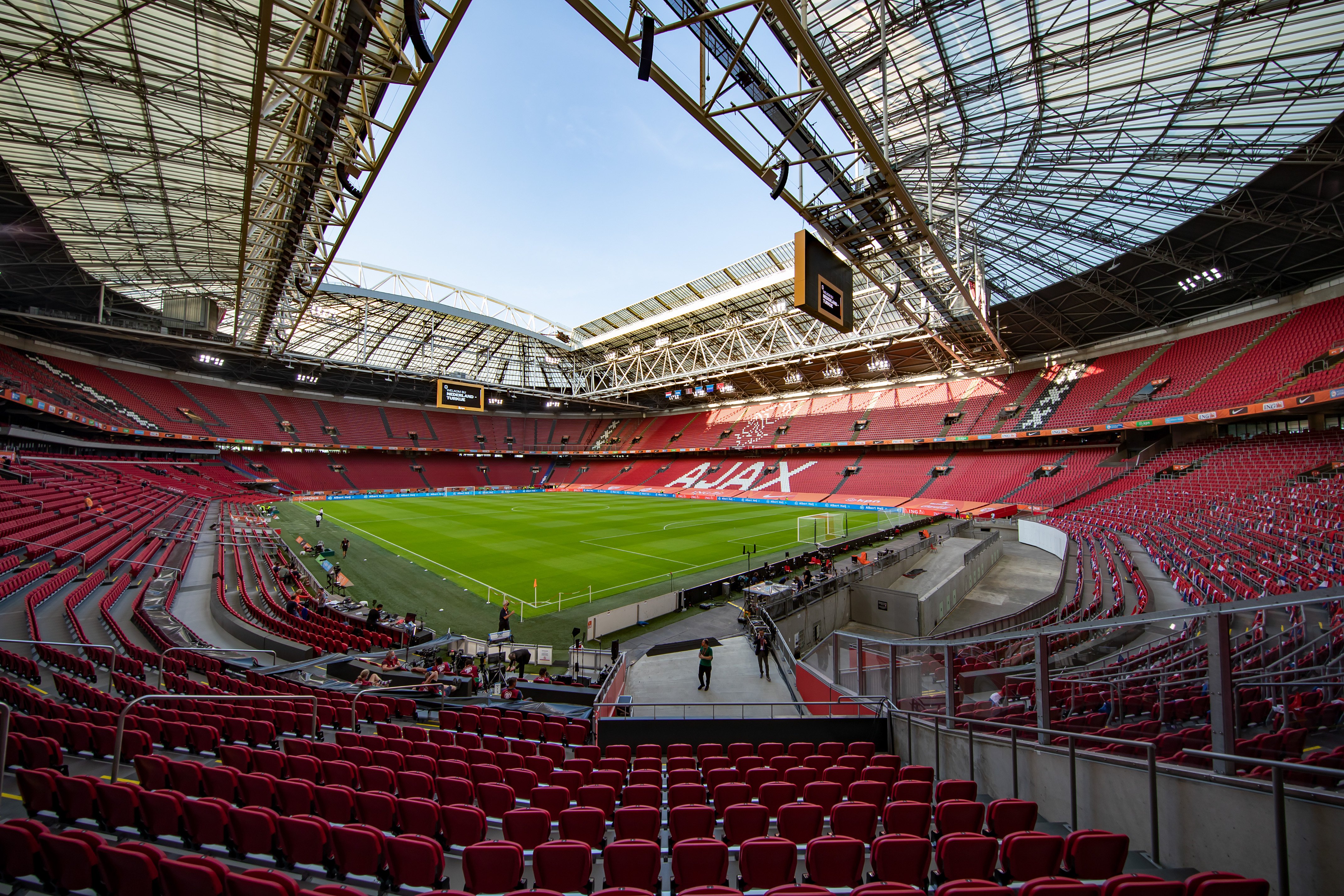 De Johan Cruijff Arena zal zeer waarschijnlijk dicht zijn tijdens Ajax - PSV