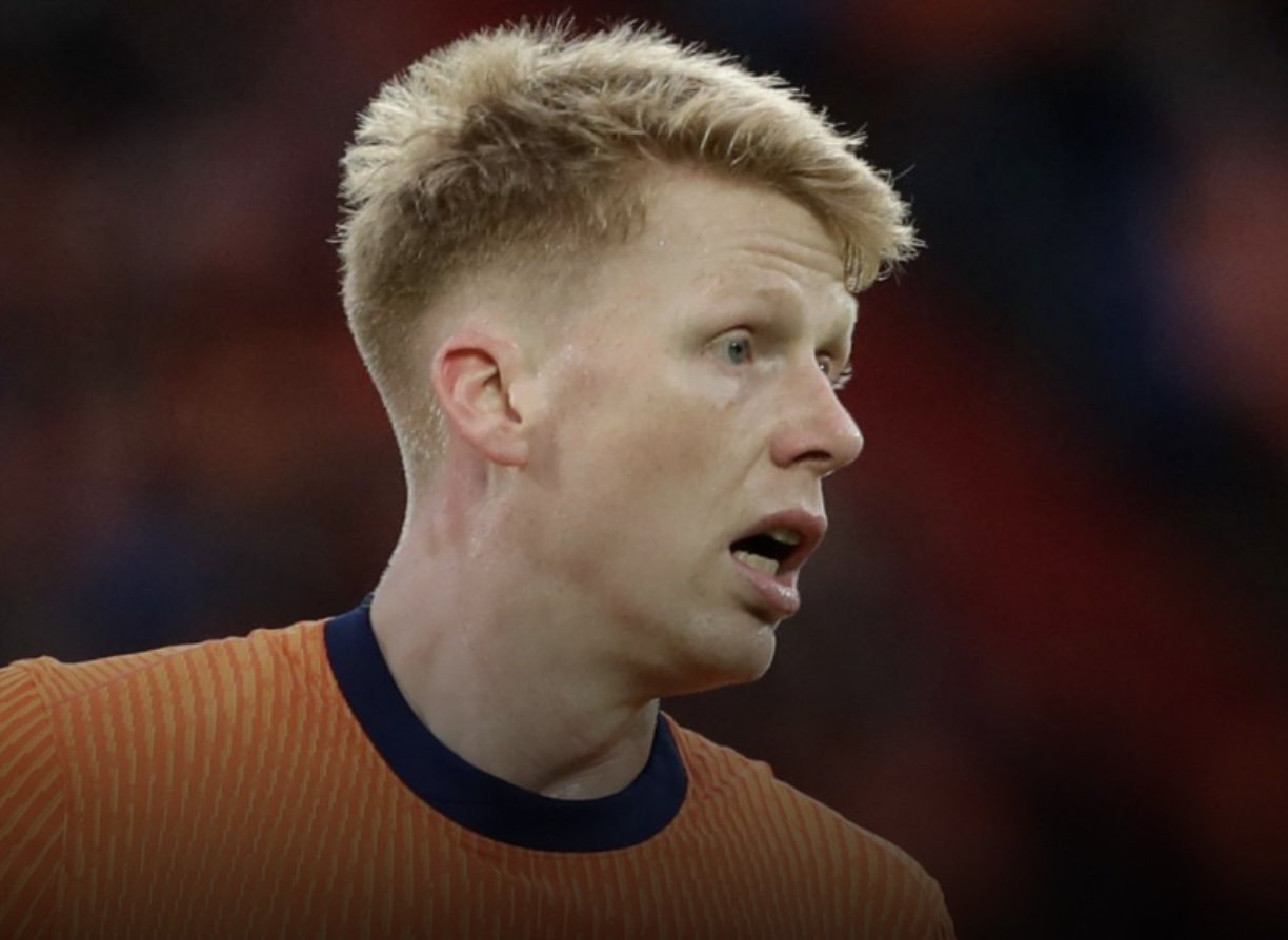 Jerdy Schouten in actie voor Oranje. De middenvelder van PSV stond in 2023 ook op de radar van Feyenoord, maar koos uiteindelijk voor een avontuur in Eindhoven.