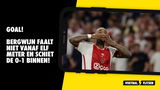 VIDEO, GOAL: Bergwijn benut strafschop en zet Ajax op 0-1 voorsprong