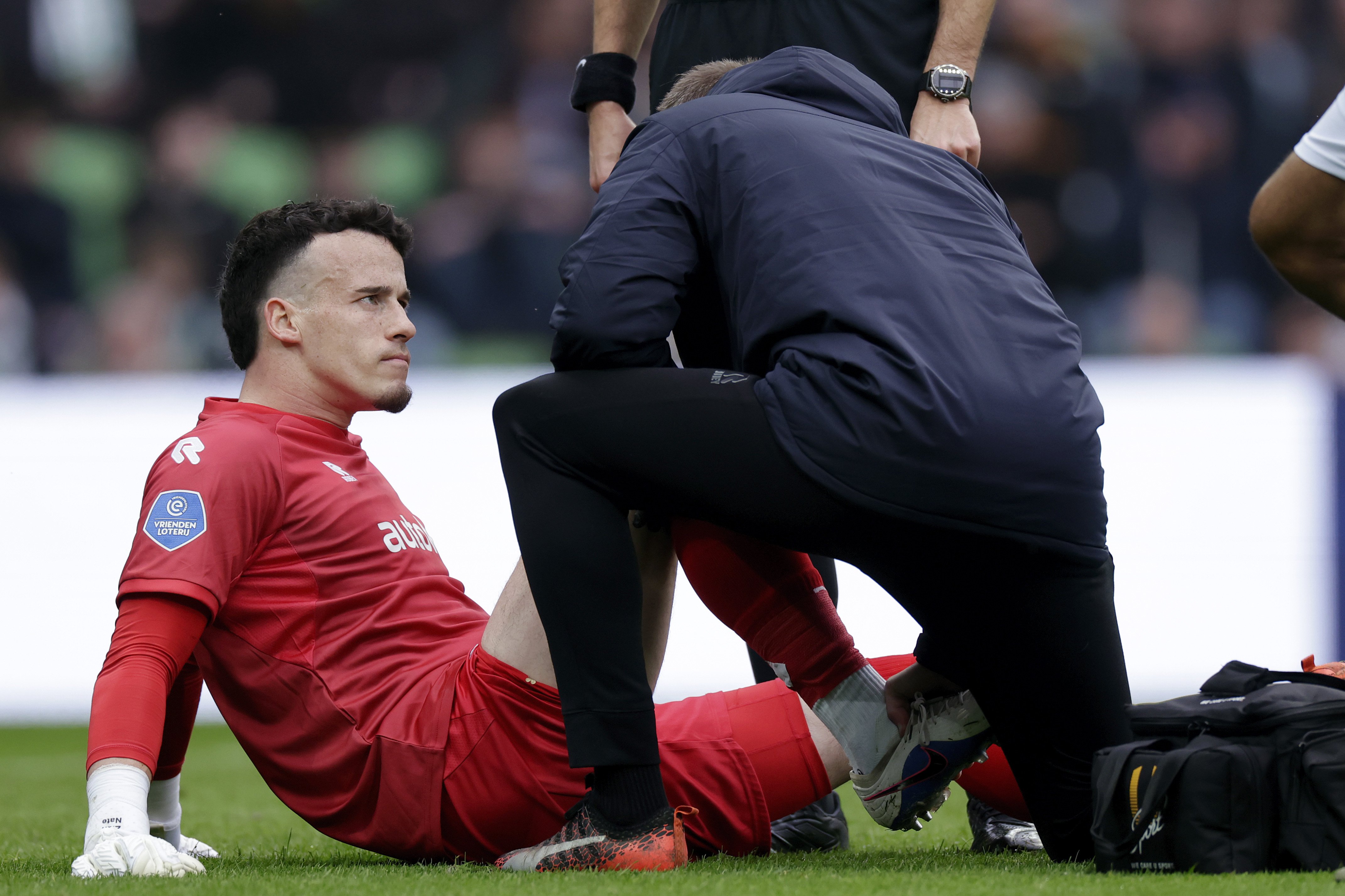 Vaessen bleef in de rust achter na een opgelopen blessure