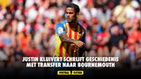 Justin Kluivert schrijft geschiedenis met transfer naar Bournemouth