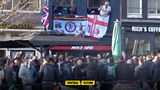 Fans Aston Villa in Amsterdam