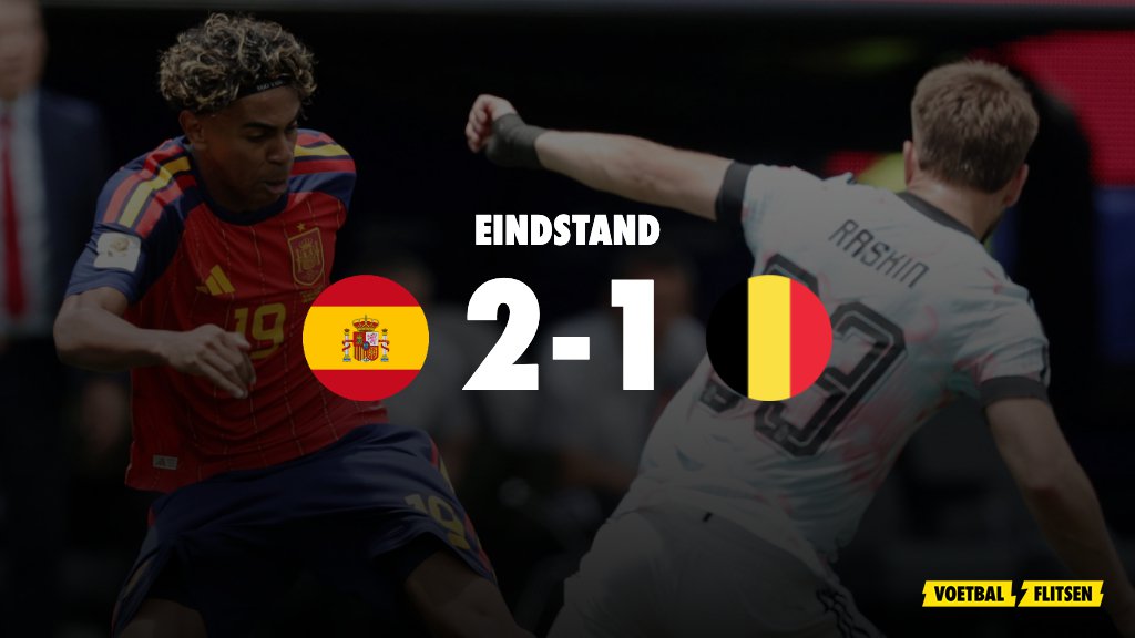 Belgie sneuvelt na blunder Lammens, Spanje wacht kraker met Frankrijk