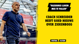 Schreuder heeft goed nieuws vanuit ziekenboeg