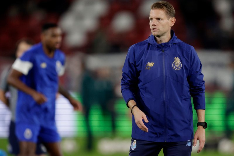 Dave Vos in actie in de staf van FC Porto