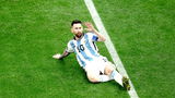 Lionel Messi tijdens een interland voor Argentinië. De superster is momenteel de best betaalde speler in de MLS met een jaarsalaris van ruim 17 miljoen euro bij Inter Miami.