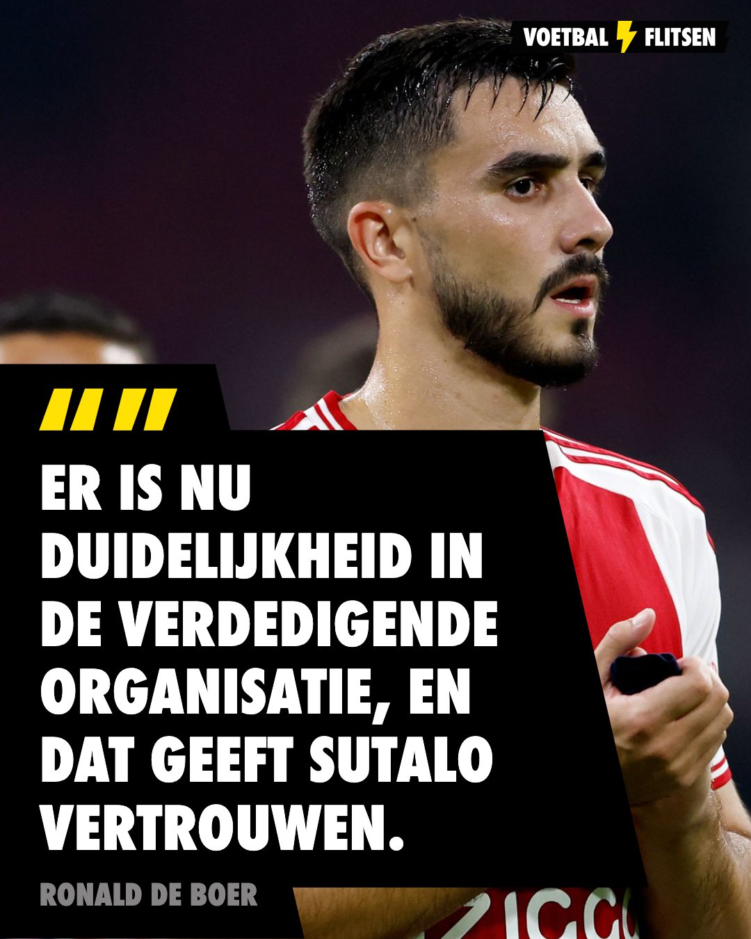 Ronald de Boer ziet Sutalo grote stappen maken bij Ajax
