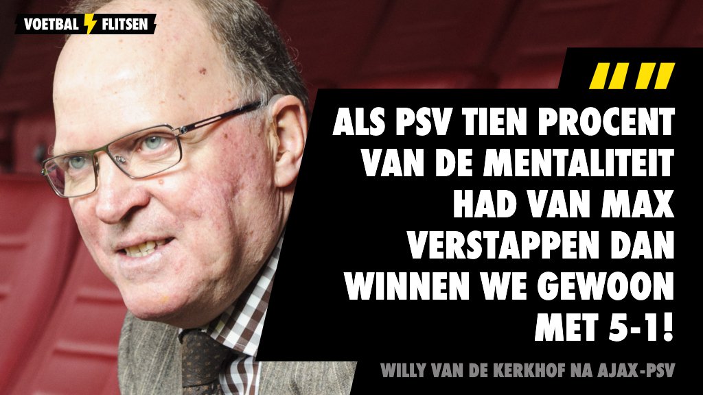 Van de Kerkhof kritisch: PSV moet mentaliteit van Max Verstappen tonen