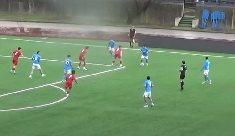 Matteo Malasomma in actie namens Napoli