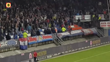 Hoe Willem II-fans deze Feyenoord-supporters over de reling gooiden