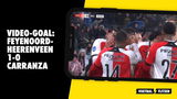 Video, goal: Feyenoord-Heerenveen 1-0 (Julian Carranza)