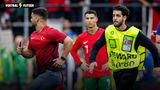 Veldbestromer tijdens het EK met Ronaldo