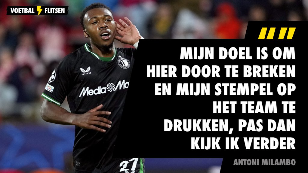 Antoni Milambo: alles over het 19-jarige talent van Feyenoord