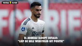 El Ahmadi sloopt Sutalo: "Liep de hele wedstrijd uit positie"