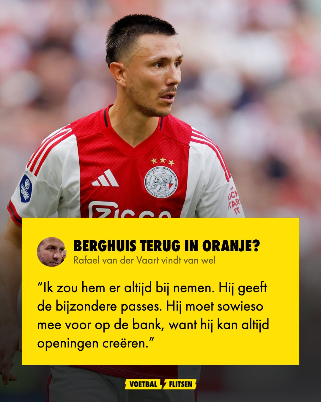 van der vaart wil berghuis terug in oranje