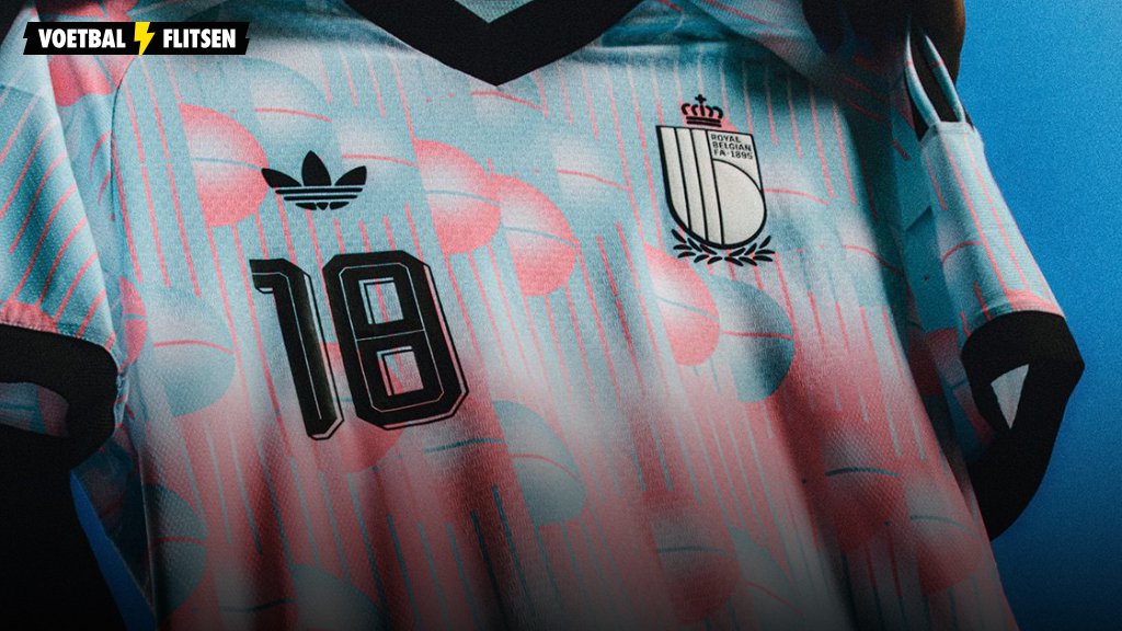 België’s 2026-uitshirt van adidas is geïnspireerd op Belgisch surrealisme en René Magritte.