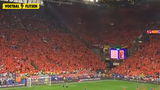 Oranje-fans laten Gelbe Wand per direct verkleuren