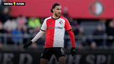 Een actiefoto van Ramiz Zerrouki in Feyenoord-tenue