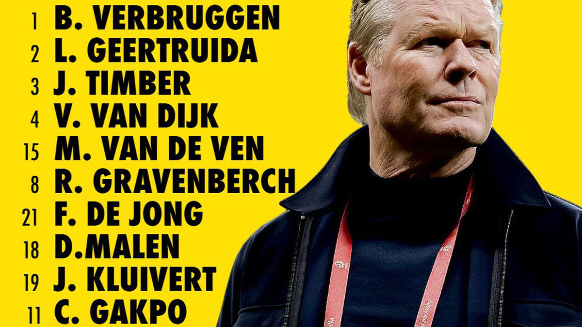 Opstelling Oranje: Kluivert grijpt zijn kans op middenveld tegen Polen