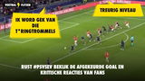 PSV-fans kritisch in rust PSV-Sevilla