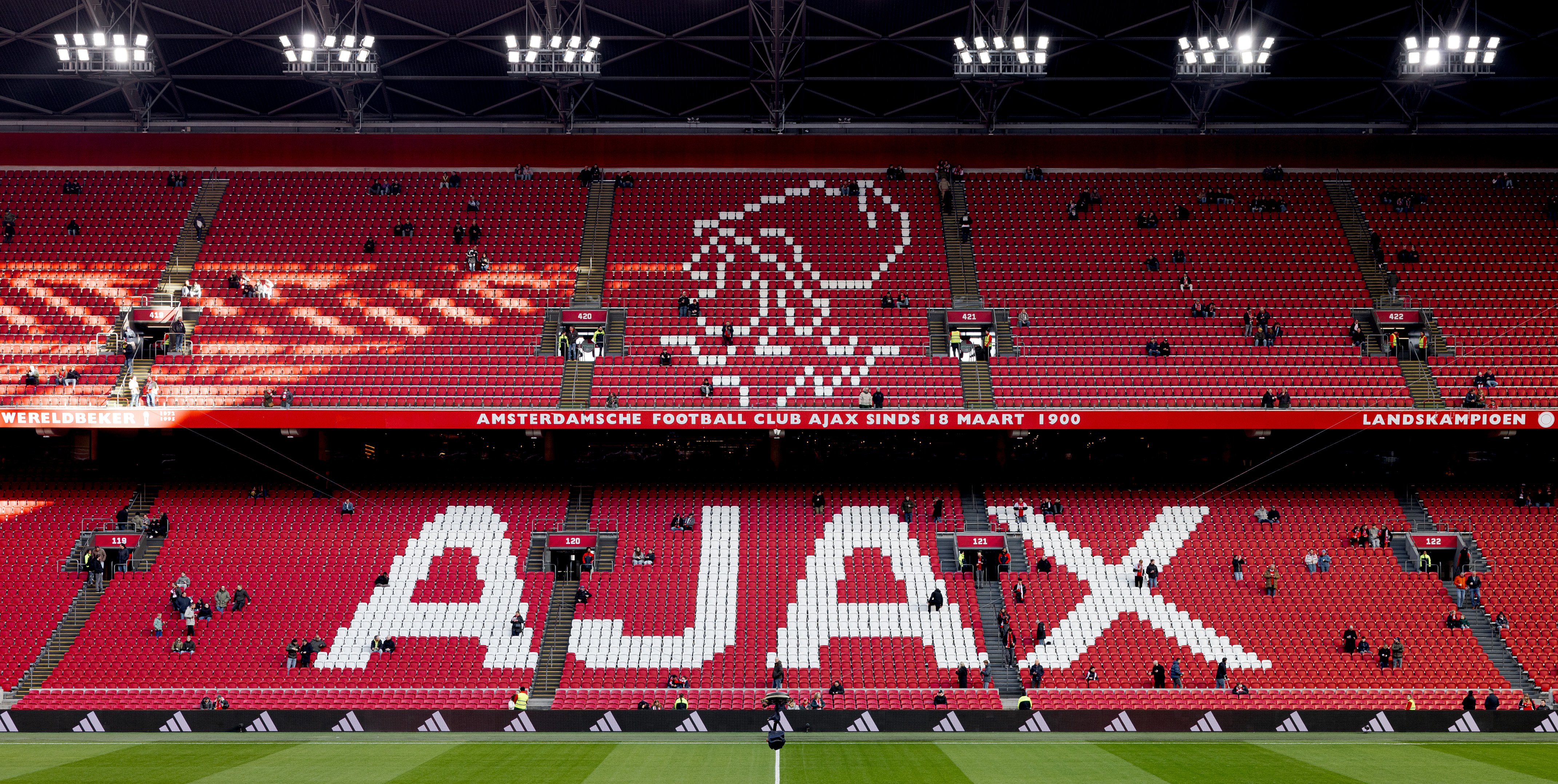 De Johan Cruijff ArenA, het stadion van Ajax.