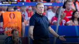 Ronald Koeman tijdens een wedstrijd van Oranje