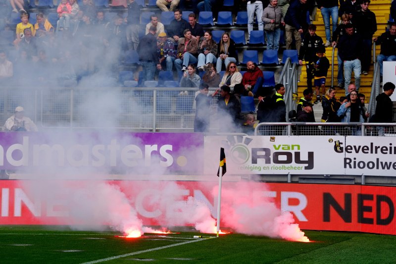 Het vuurwerk bij NAC - Heerenveen