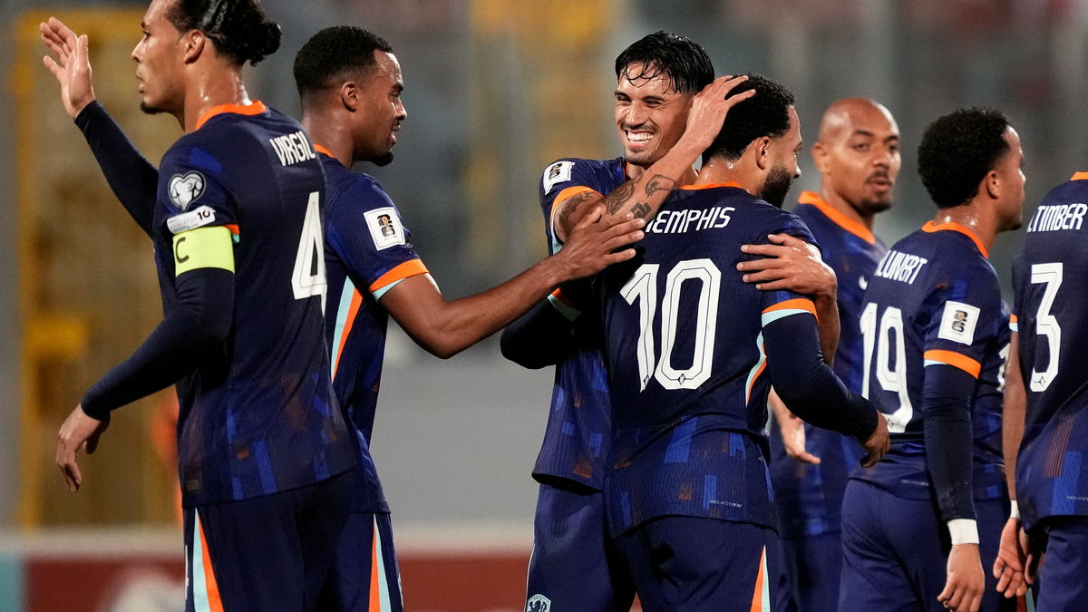 Van Dijk en Oranje na Malta