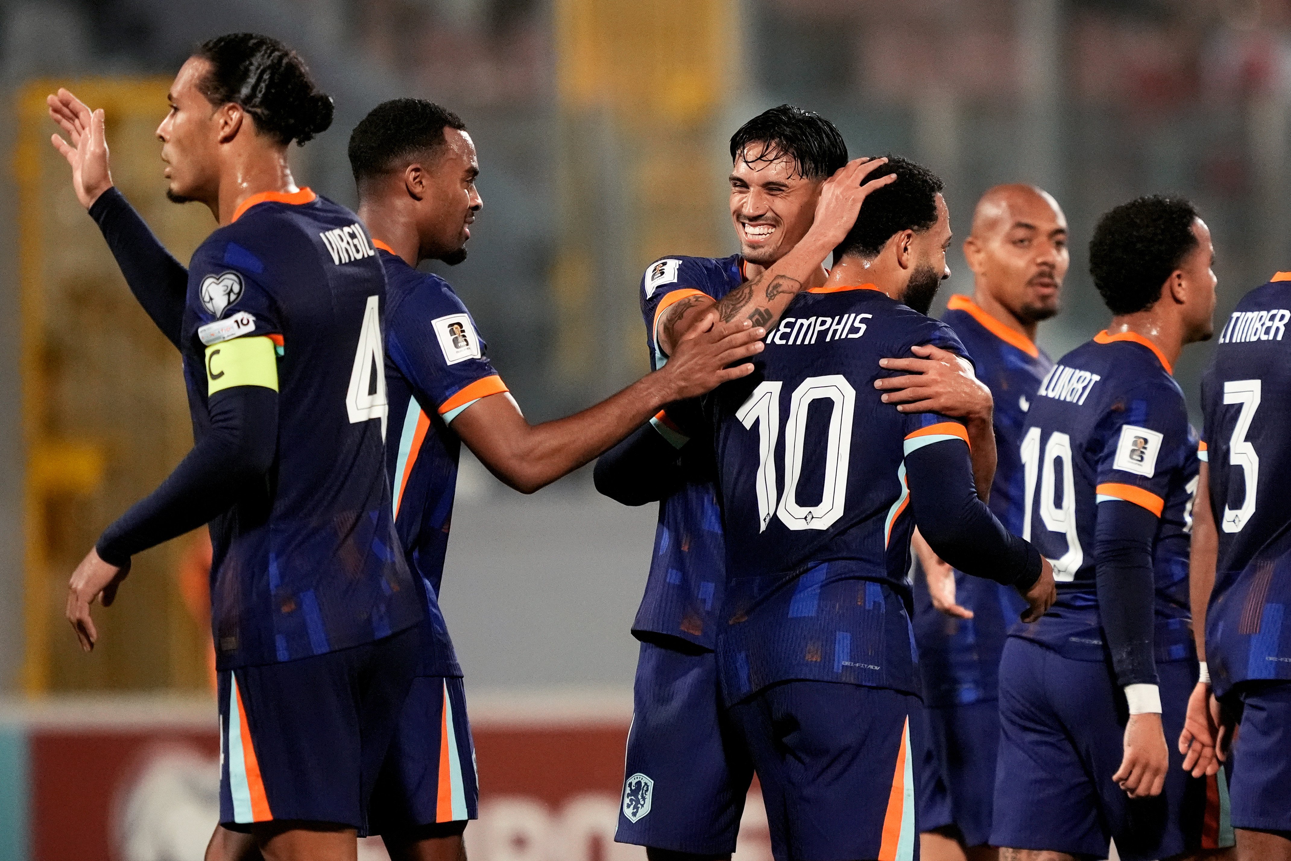 Van Dijk en Oranje na Malta