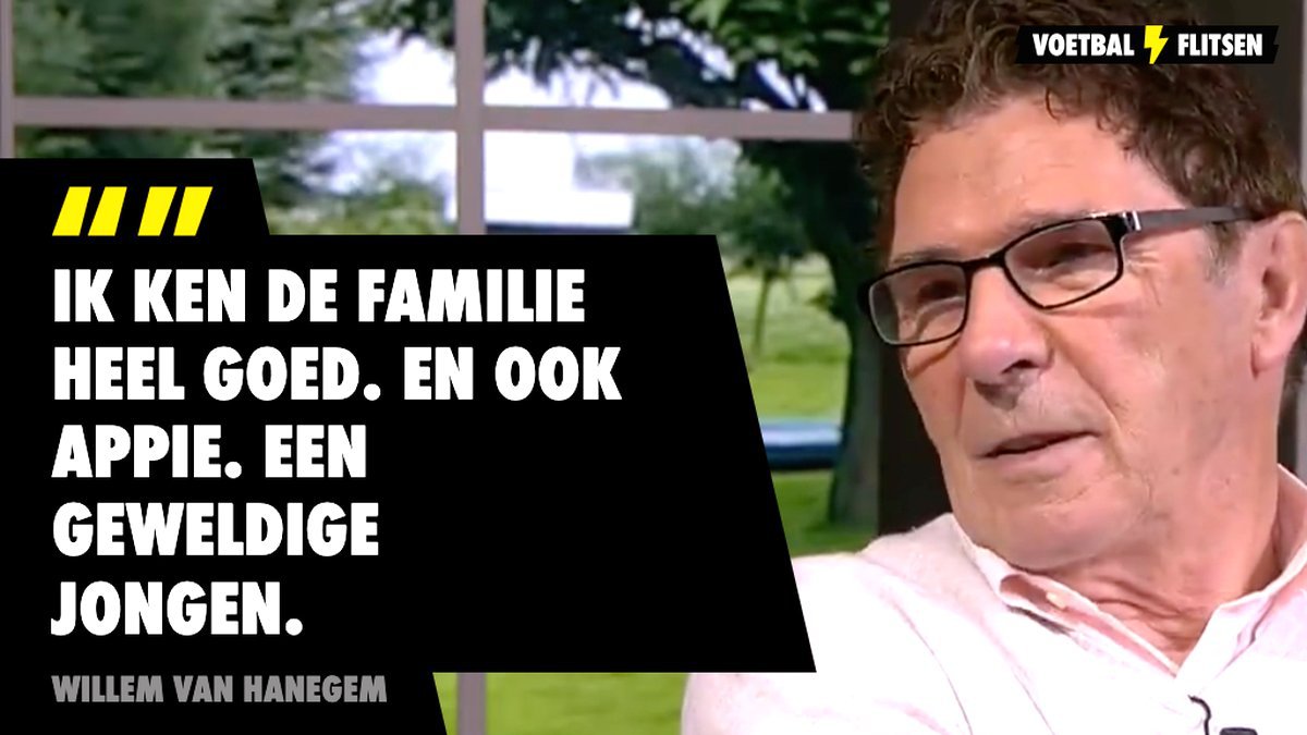 Willem van Hanegem spreekt vol respect over Abdelhak Nouri: “Een geweldige jongen, als speler én als mens.”