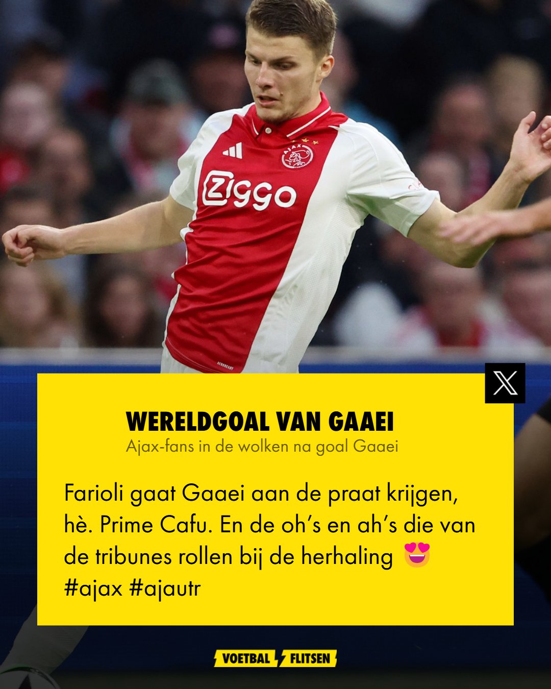 Blijdschap over wereldgoal Ajax maakt plaats voor ergernis: Tenenkrommend