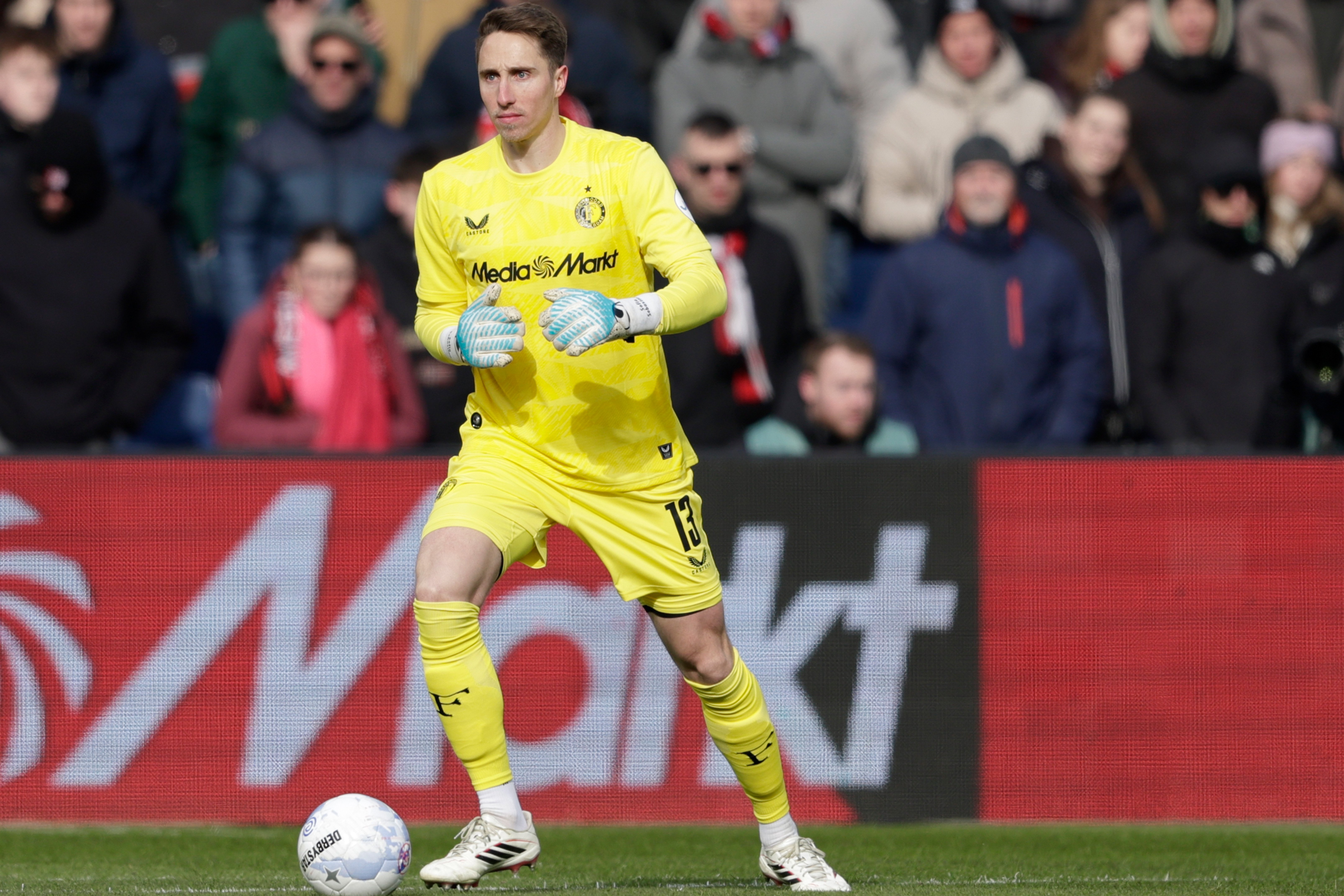 Debutant Steven Benda een lichtpuntje bij Feyenoord