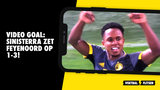 VIDEO GOAL: Slavia Praag - Feyenoord 1-3 (Luis Sinisterra)