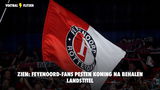 Zien: Feyenoord-fans pesten koning na behalen landstitel