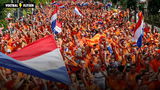 Oranje derde, dit land werd vanuit die positie Europees kampioen.