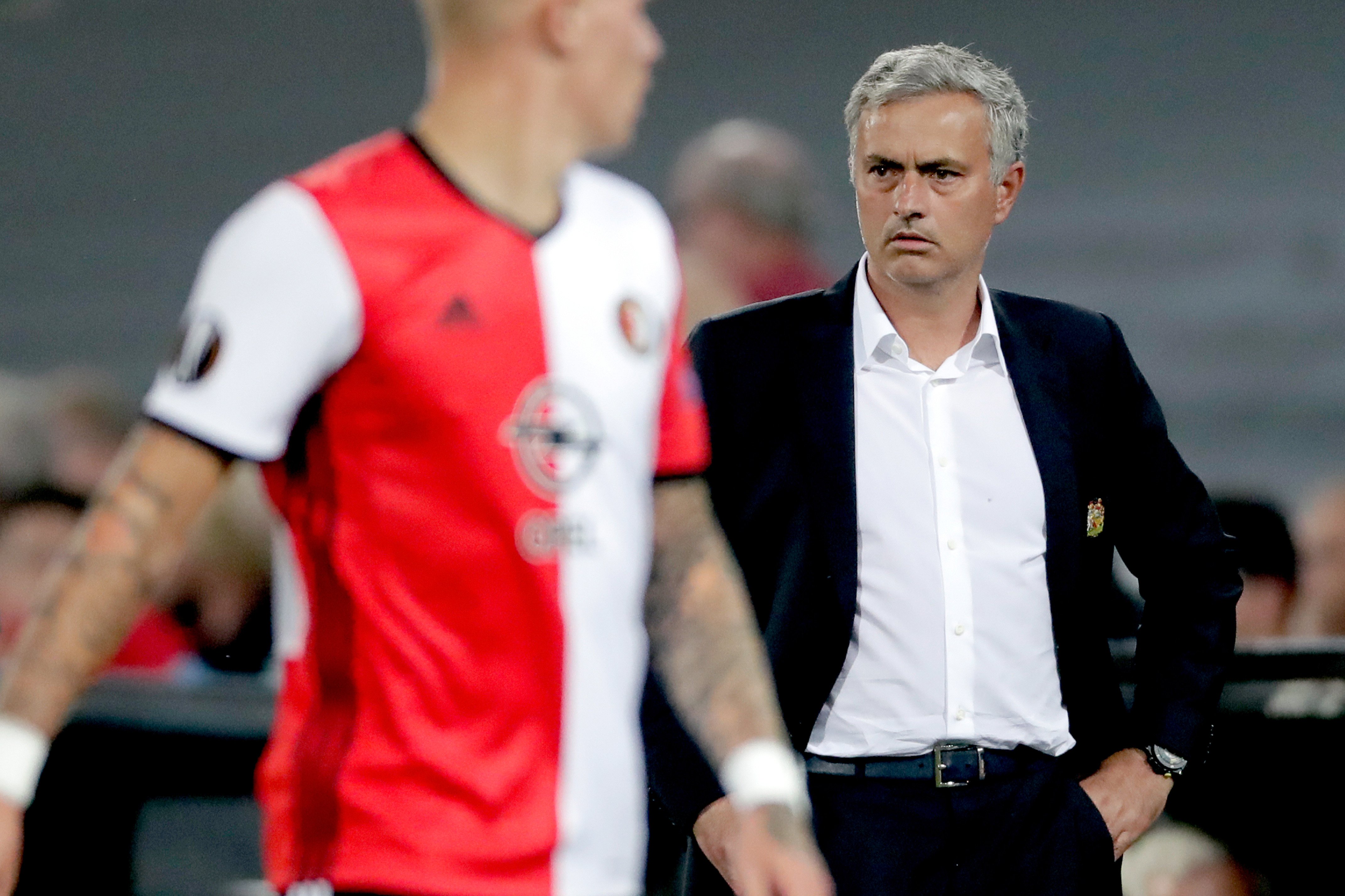 Jose Mourinho tegen Feyenoord