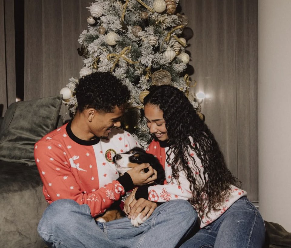 Gonçalo Borges van Feyenoord: vorige week zette hij De Kuip nog in vuur en vlam, nu geniet hij zichtbaar van zijn welverdiende kerstbreak.